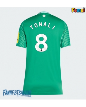 Newcastle United Sandro Tonali #8 Tricou Fotbal Replică 2025-26 Femei Deplasare
